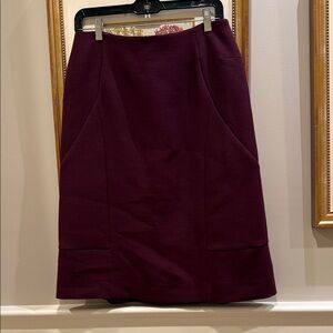 Marni Deep Plum Midi Skirt